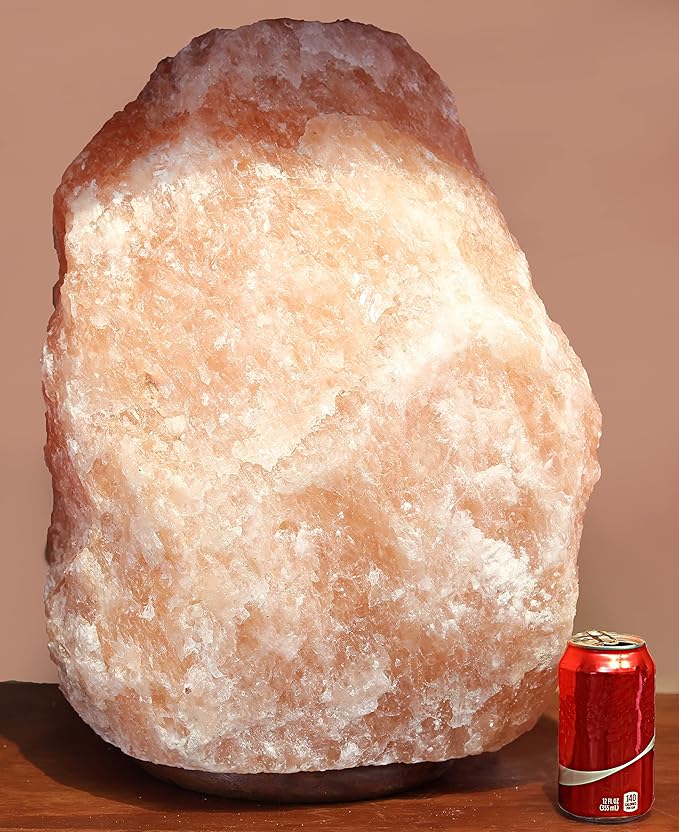 Giant Natural Himalayan Crystal Rock Salt Lamp 125~135 lbs
