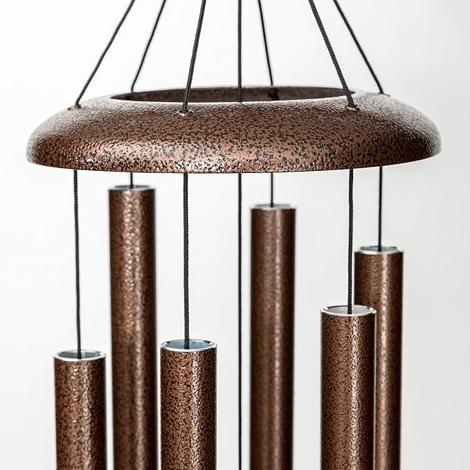 Corinthian Bells by Wind River - 30 inch Copper Vein Wind Chime for Patio, Backyard, Garden, and Outdoor Decor (Aluminum Chime) Made in The USA