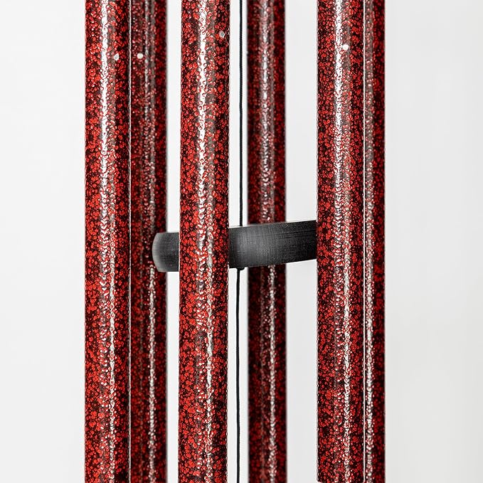 Corinthian Bells by Wind River - 30 inch Ruby Splash Wind Chime for Patio, Backyard, Garden, and Outdoor Decor (Aluminum Chime) Made in The USA