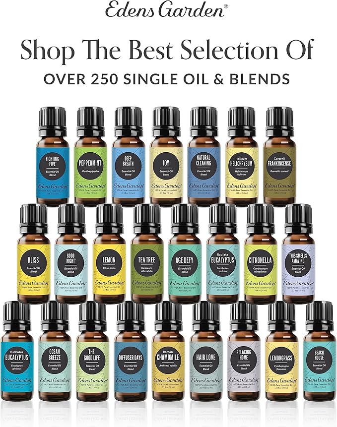 Edens Garden Good Night Essential Oil Blend- 100% Pure Premium Grade, Undiluted, Natural, Therapeutic, Aromatherapy, The Best for Diffusing, Candle, Humidifiers, Kid Safe 10 ml (.33 fl oz)