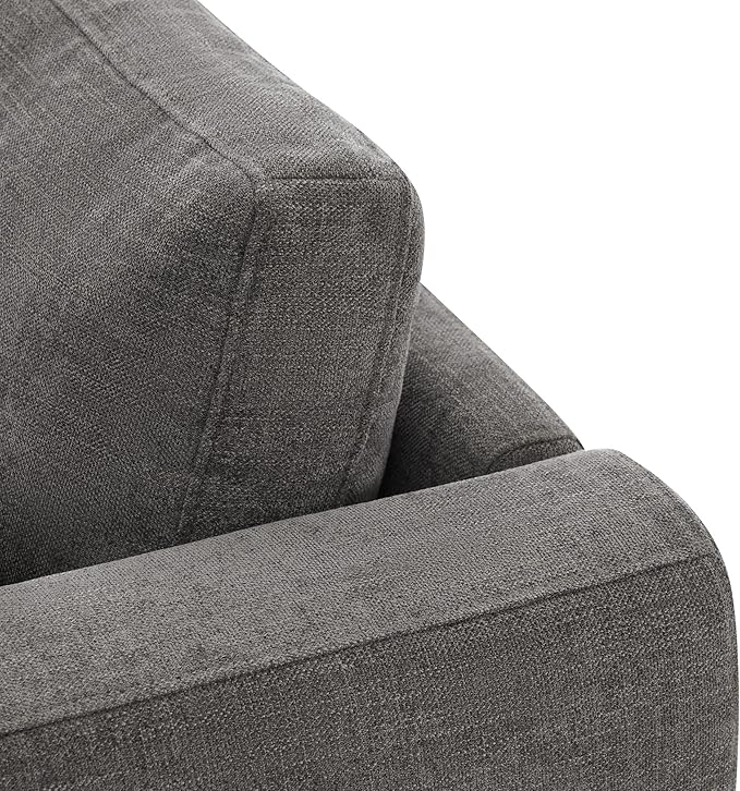 CHITA Small Modular Sectional Fabric Sofa Set, Extra Comfty Loveseat Cloud Couch, FSC Certified Modular Sectional Couch for Living Room, 78 inch Width,2 Seat Modular Sofa, Grey