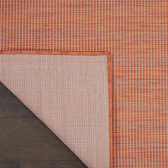 Nourison Home Home Positano 6' Runner Fabric Terracotta Area Rug