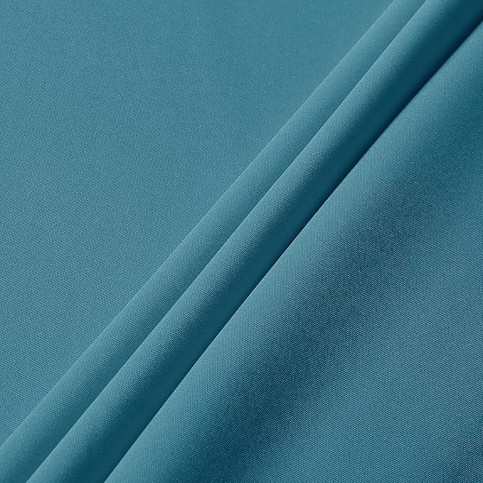 sancua Rectangle Tablecloth - 54 x 120 Inch - Stain and Wrinkle Resistant Washable Polyester Table Cloth, Decorative Fabric Table Cover for Dining Tables, Buffet Parties and Camping, Teal