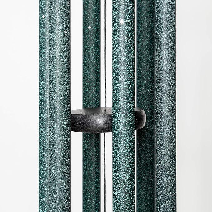 Corinthian Bells by Wind River – 30 inch Green Wind Chime for Patio, Backyard, Garden, and Outdoor Decor (Aluminum Chime) Made in The USA